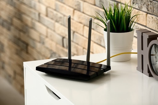 A typical Wi-Fi router