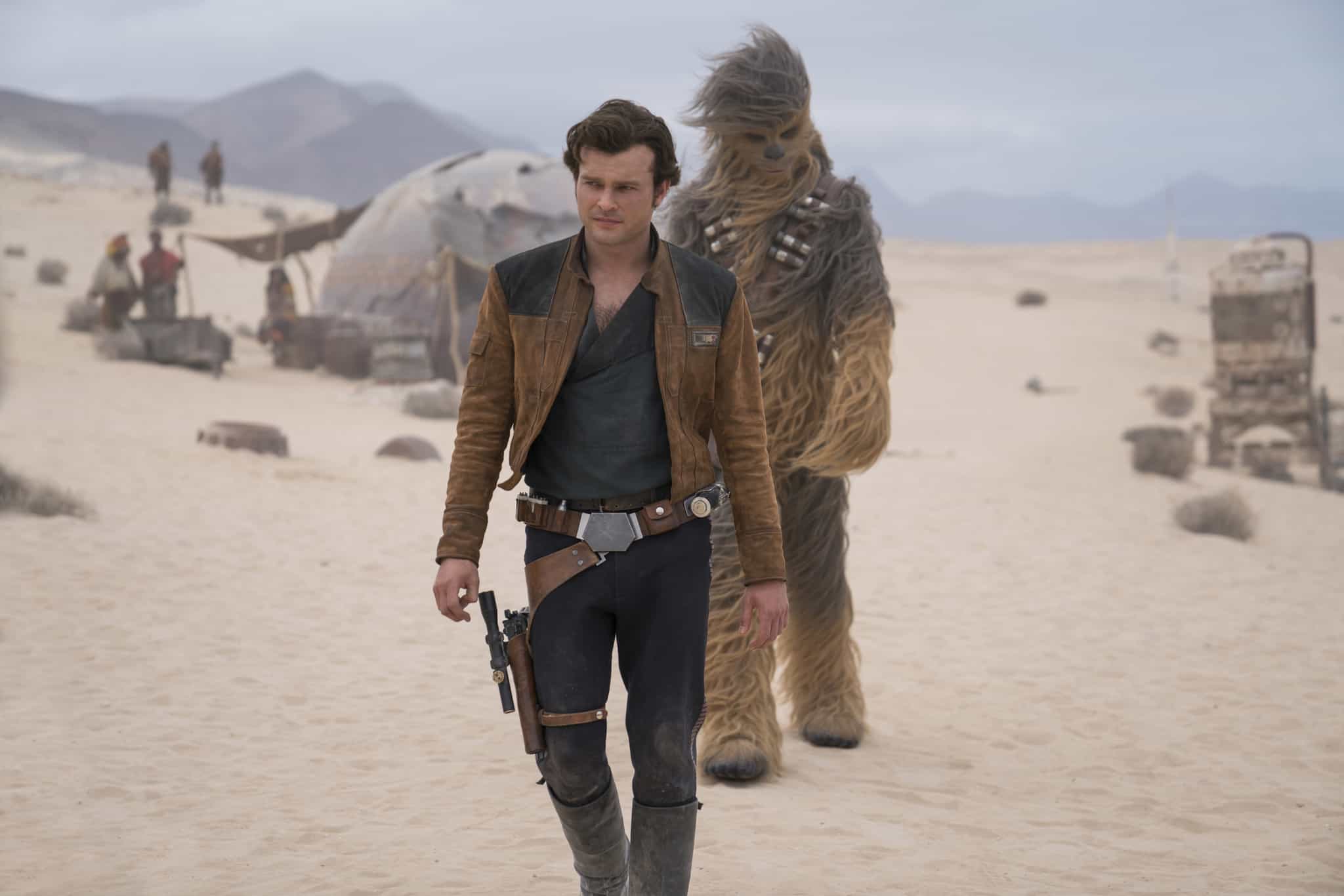 Alden Ehrenreich and Joonas Suotamo in this image from Disney Plus