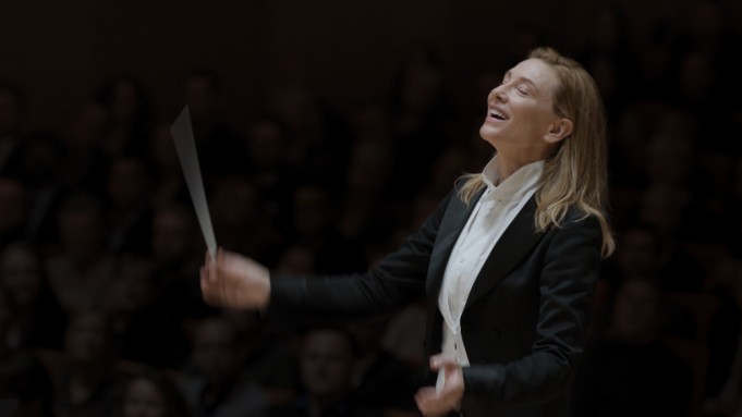 Lydia conducting an orchestra