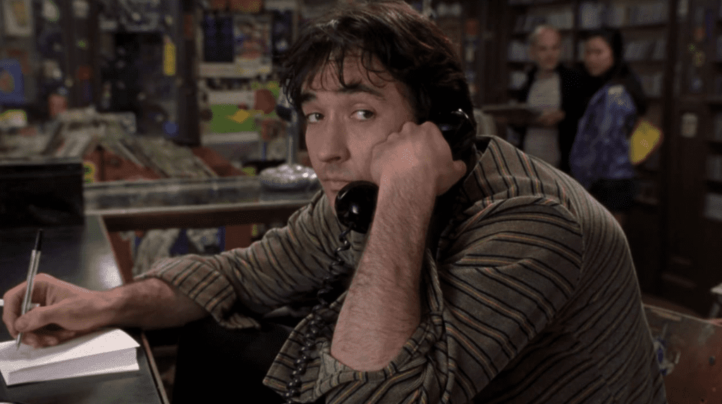 John Cusack on the phone