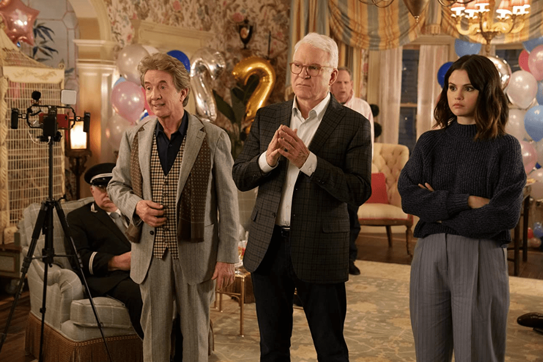 Oliver Putnam (Martin Short), Charles-Haden Savage (Steve Martin), and Mabel Mora (Selena Gomez)